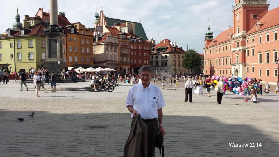Andrzej Ruszczyński in Warsaw Old Town